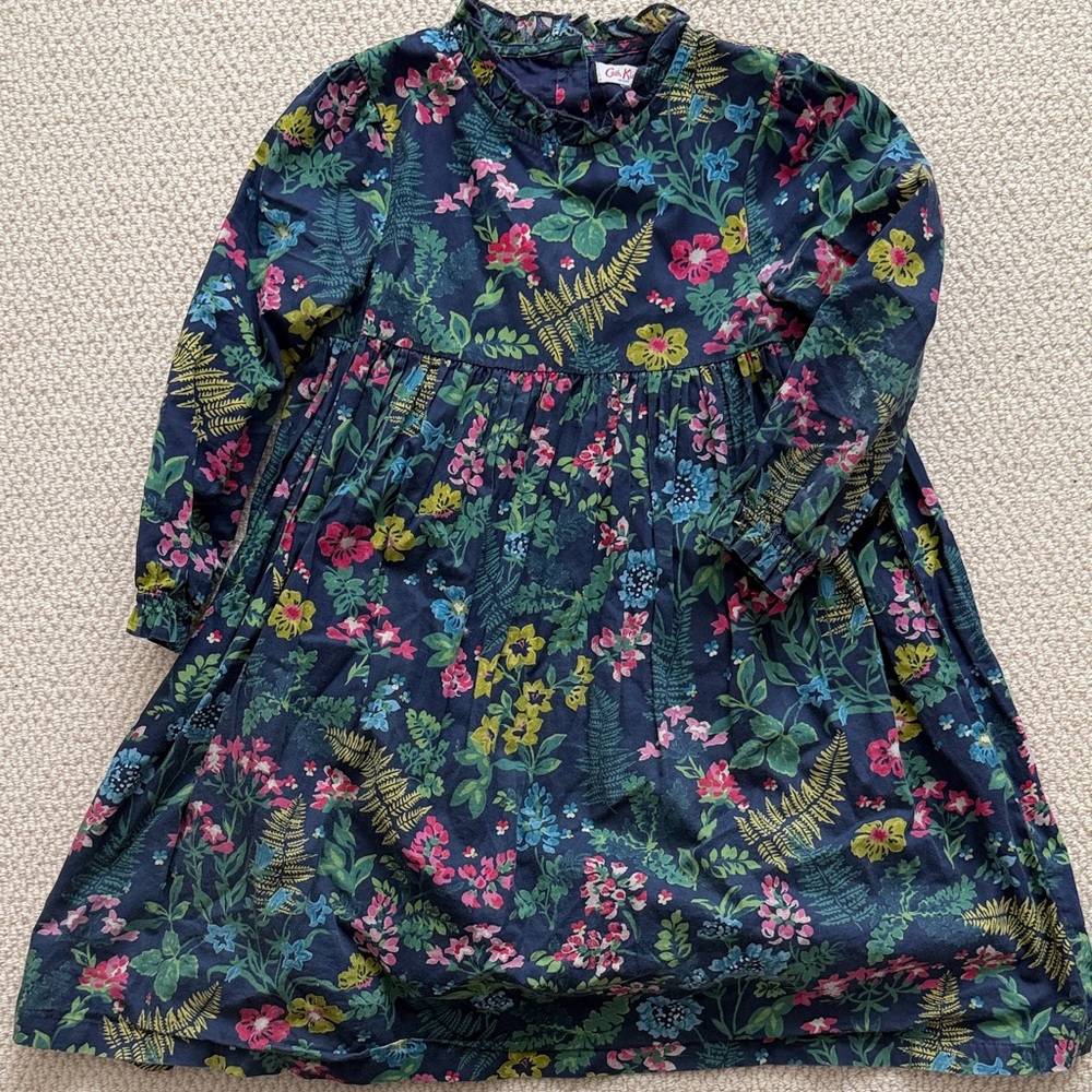 Cath Kidston Floral Kids Dress - Blue and Multicolor